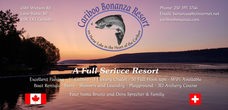 Cariboo Bonanza Resort on Horse Lake in the Cariboo